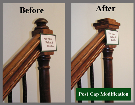 Newel Post Cap Options